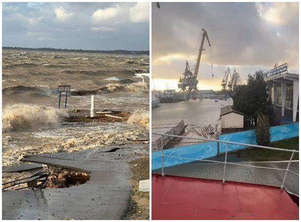 Последствия урагана в Ростовской области 27 ноября